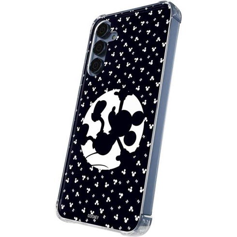 Disney Mickey Mouse Falling Silhouette Galaxy A55 5G Clear Case