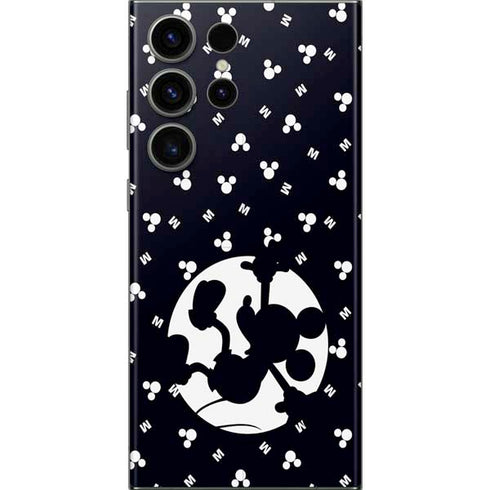 Disney Mickey Mouse Falling Silhouette Galaxy Skins