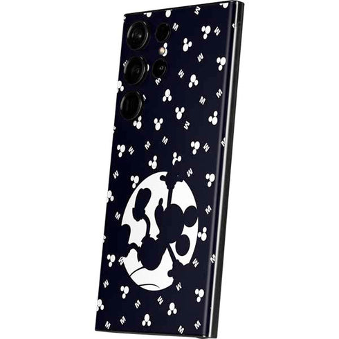 Disney Mickey Mouse Falling Silhouette Galaxy Skins