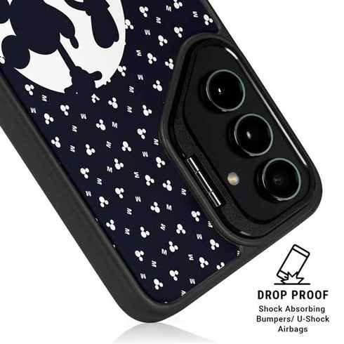 Disney Mickey Mouse Falling Silhouette Galaxy S24 FE Kickstand Case