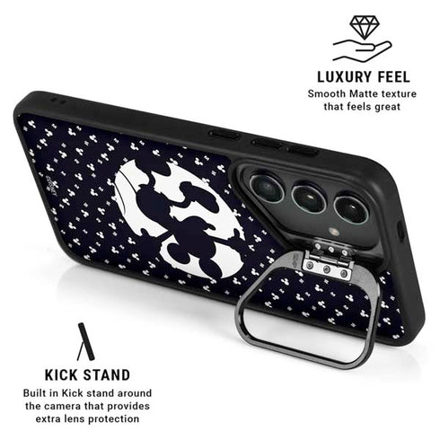 Disney Mickey Mouse Falling Silhouette Galaxy S25 Plus Kickstand Case