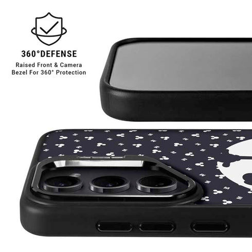 Disney Mickey Mouse Falling Silhouette Galaxy S25 Plus Kickstand Case
