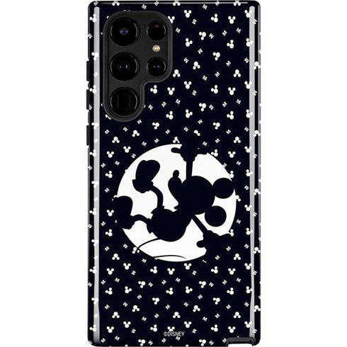Disney Mickey Mouse Falling Silhouette Galaxy Cases