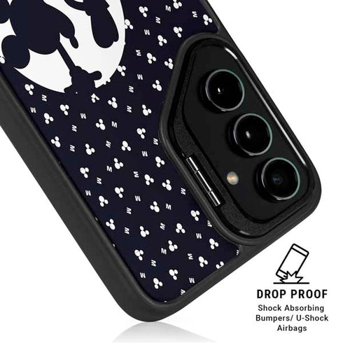 Disney Mickey Mouse Falling Silhouette Galaxy S25 Ultra Kickstand Case