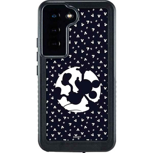 Disney Mickey Mouse Falling Silhouette Galaxy S24 Waterproof Case