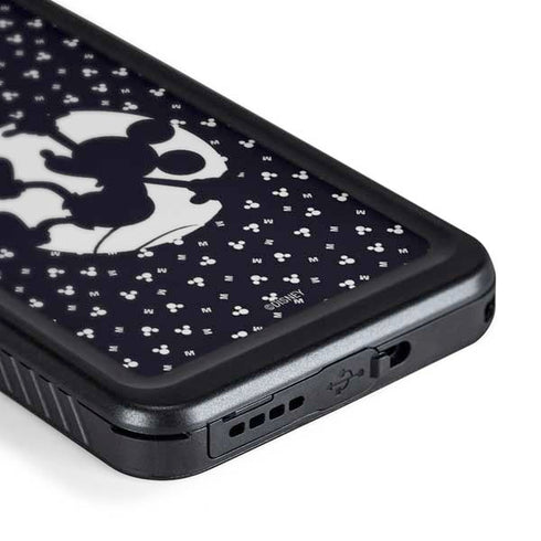Disney Mickey Mouse Falling Silhouette Galaxy S24 Waterproof Case