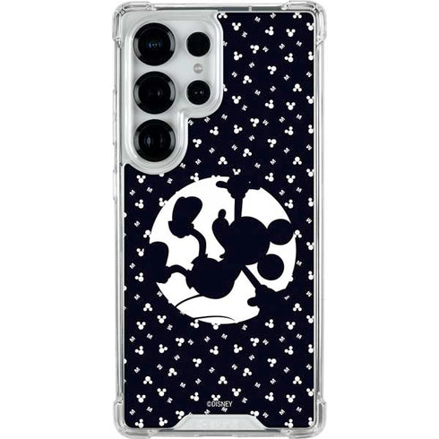 Disney Mickey Mouse Falling Silhouette Galaxy S25 Ultra Clear Case