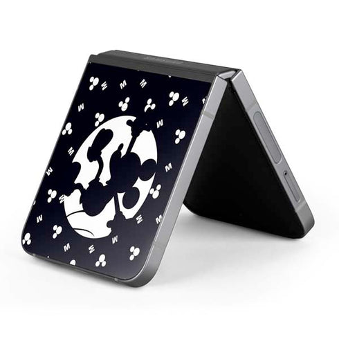 Disney Mickey Mouse Falling Silhouette Galaxy Z Flip6 Skin