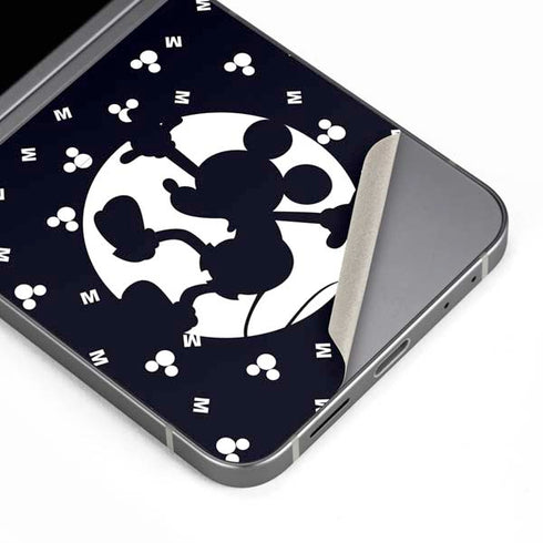 Disney Mickey Mouse Falling Silhouette Galaxy Z Flip6 Skin
