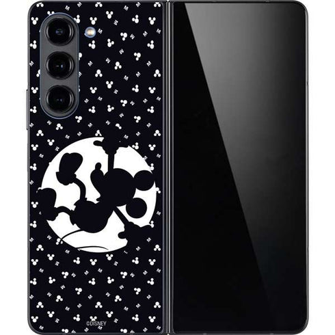 Disney Mickey Mouse Falling Silhouette Galaxy Z Fold5 5G Skin