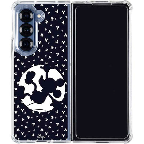 Disney Mickey Mouse Falling Silhouette Galaxy Z Fold6 Clear Case