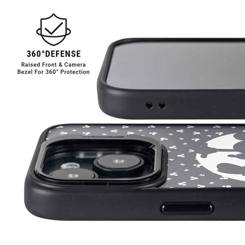 Disney Mickey Mouse Falling Silhouette iPhone 14 Plus Kickstand Case