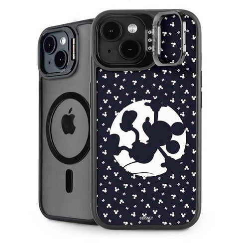 Disney Mickey Mouse Falling Silhouette iPhone 15 Plus Kickstand Case