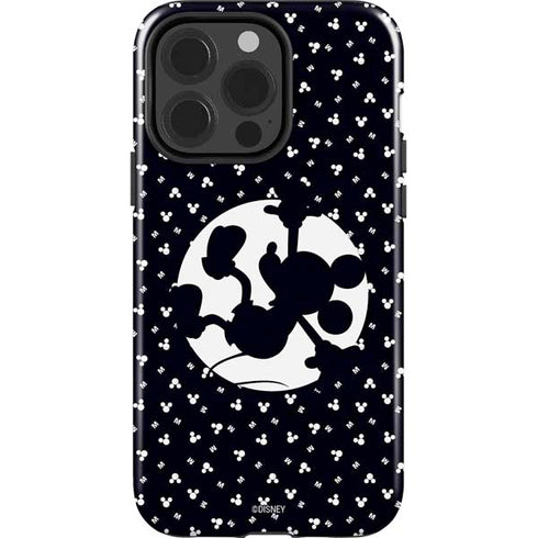 Disney Mickey Mouse Falling Silhouette iPhone 15 Pro Impact Case
