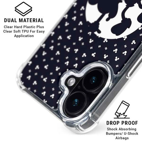 Disney Mickey Mouse Falling Silhouette iPhone 16 MagSafe Case