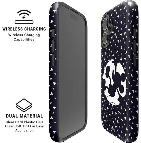 Disney Mickey Mouse Falling Silhouette iPhone 16 Magsafe Impact Case