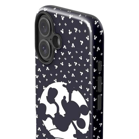 Disney Mickey Mouse Falling Silhouette iPhone 16 Plus Impact Case