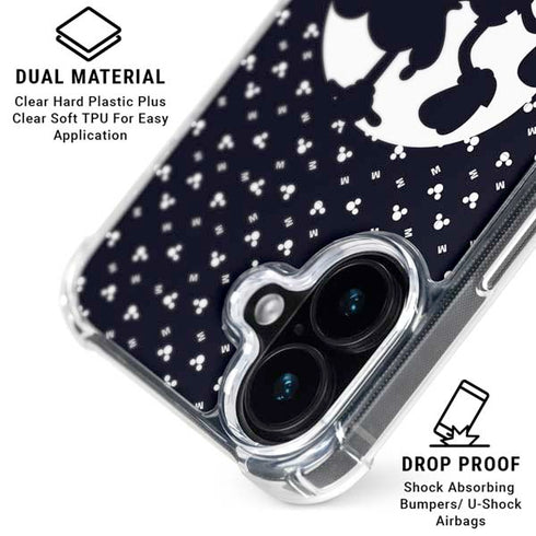Disney Mickey Mouse Falling Silhouette iPhone 16 Plus MagSafe Case