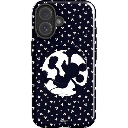 Disney Mickey Mouse Falling Silhouette iPhone 16 Plus Magsafe Impact Case