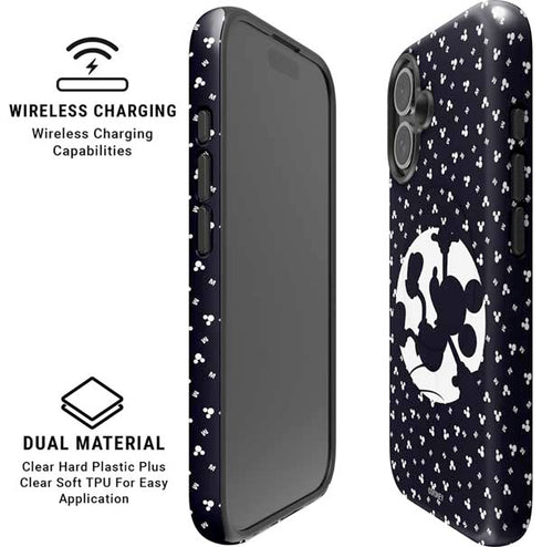 Disney Mickey Mouse Falling Silhouette iPhone 16 Plus Magsafe Impact Case