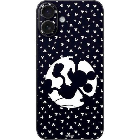 Disney Mickey Mouse Falling Silhouette iPhone 16 Plus Skin