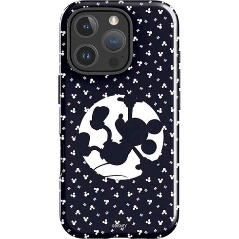 Disney Mickey Mouse Falling Silhouette iPhone 16 Pro Impact Case