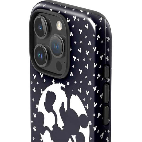Disney Mickey Mouse Falling Silhouette iPhone 16 Pro Impact Case