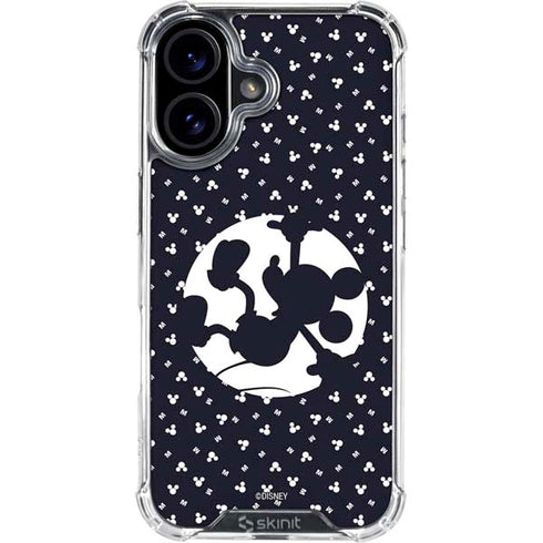 Disney Mickey Mouse Falling Silhouette iPhone 17 Clear Case