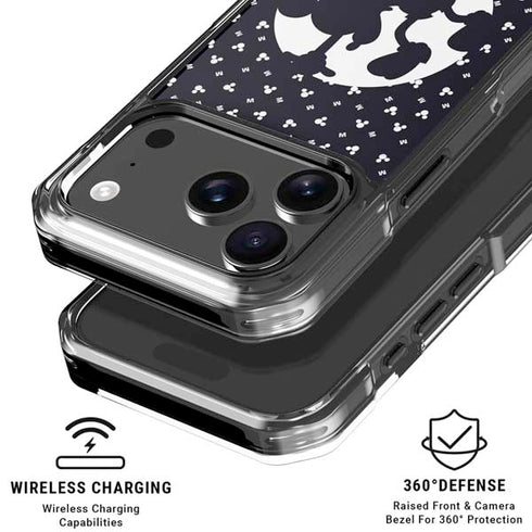 Disney Mickey Mouse Falling Silhouette iPhone 18 Pro Clear Case