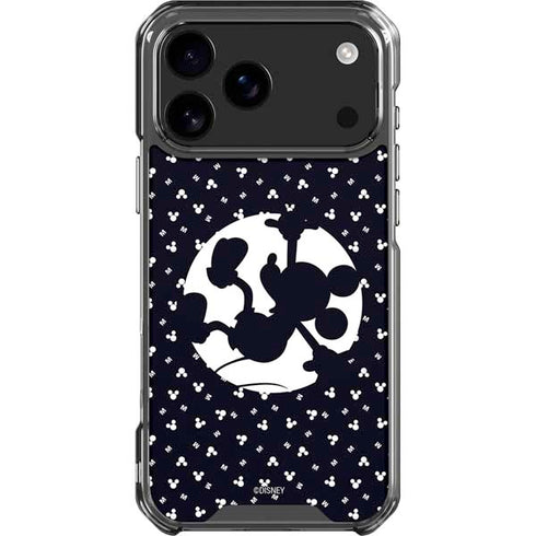 Disney Mickey Mouse Falling Silhouette iPhone 18 Pro Max Clear Case