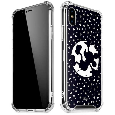 Disney Mickey Mouse Falling Silhouette iPhone X/XS Clear Case