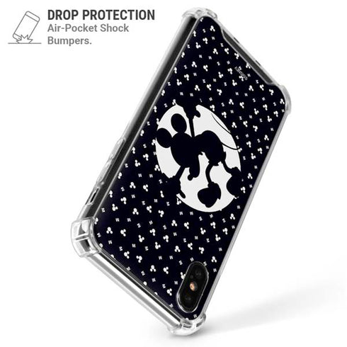 Disney Mickey Mouse Falling Silhouette iPhone X/XS Clear Case