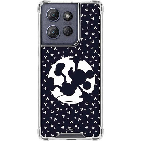 Disney Mickey Mouse Falling Silhouette Moto G 5G (2025) Clear Case
