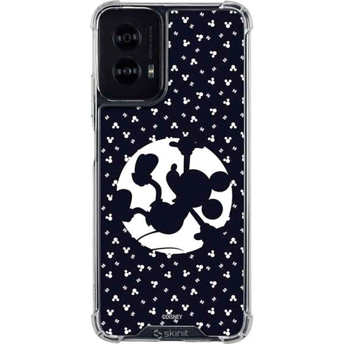 Disney Mickey Mouse Falling Silhouette Moto G Power 5G (2024) Clear Case
