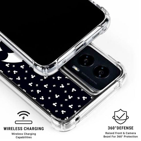 Disney Mickey Mouse Falling Silhouette Moto G Power 5G (2024) Clear Case