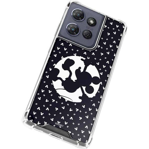 Disney Mickey Mouse Falling Silhouette Moto G Power 5G (2025) Clear Case