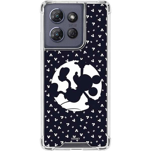 Disney Mickey Mouse Falling Silhouette Moto G Stylus 5G (2025) Clear Case