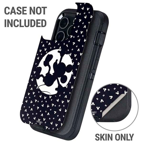 Disney Mickey Mouse Falling Silhouette Otterbox Defender iPhone Skin