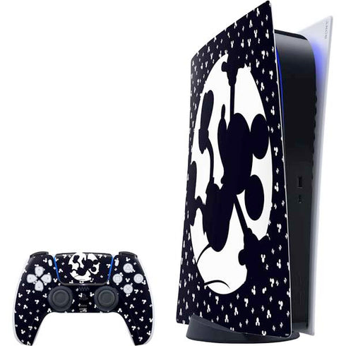 Disney Mickey Mouse Falling Silhouette PlayStation PS5 Skins