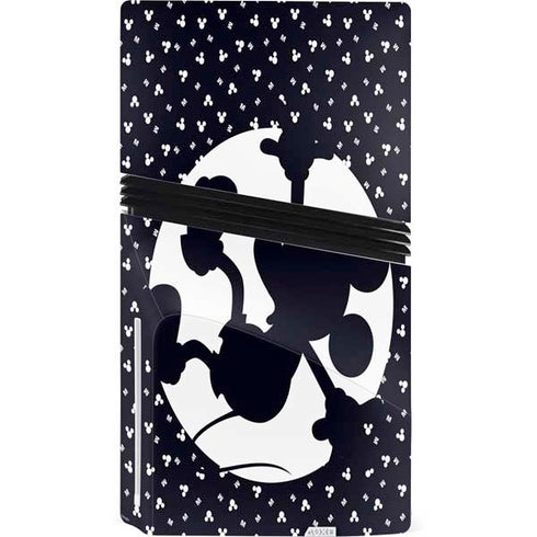 Disney Mickey Mouse Falling Silhouette PS5 Pro Disk Bundle Skin