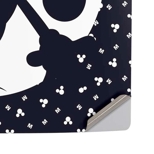 Disney Mickey Mouse Falling Silhouette PS5 Pro Disk Console Skin