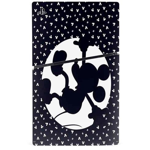 Disney Mickey Mouse Falling Silhouette PS5 Slim Digital Edition Console Skin