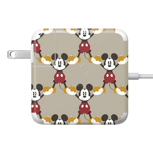 Disney Mickey Mouse Pattern Formation 85W Power Adapter (15 and 17 inch MacBook Pro Charger) Skin