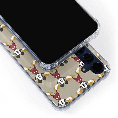 Disney Mickey Mouse Pattern Formation Galaxy A35 5G Clear Case