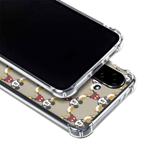 Disney Mickey Mouse Pattern Formation Galaxy A36 5G Clear Case