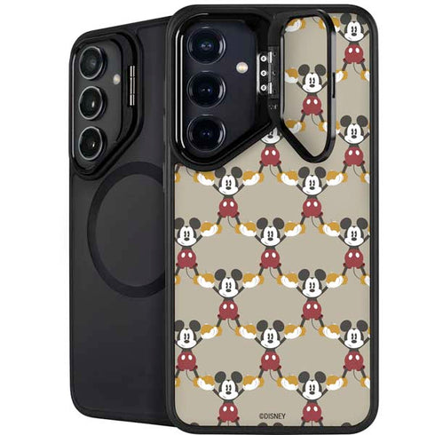 Disney Mickey Mouse Pattern Formation Galaxy S25 Kickstand Case