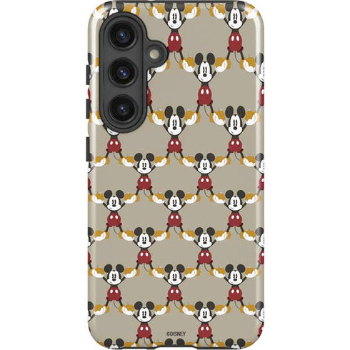 Disney Mickey Mouse Pattern Formation Galaxy S25 Plus Impact Case
