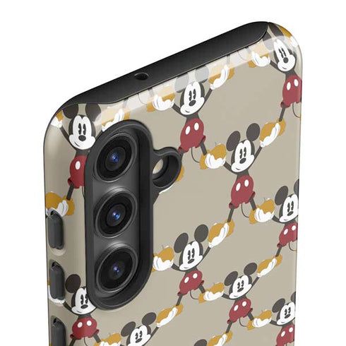 Disney Mickey Mouse Pattern Formation Galaxy S25 Plus Impact Case