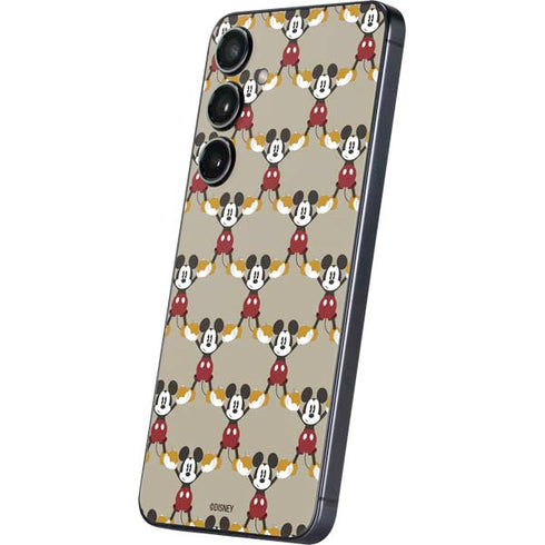 Disney Mickey Mouse Pattern Formation Galaxy S25 Plus Skin