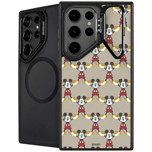 Disney Mickey Mouse Pattern Formation Galaxy S24 Ultra Kickstand Case